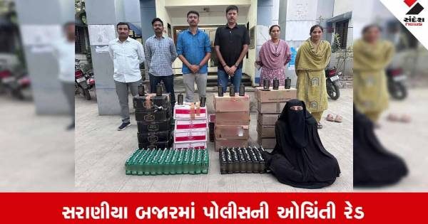 ભાવનગરના પાલીતાણામાં સરાણીયા બજારમાંથી વિદેશી દારૂના મોટા જથ્થા સાથે મહિલા ઝડપાઈ, ત્રણ સામે ગુનો દાખલ