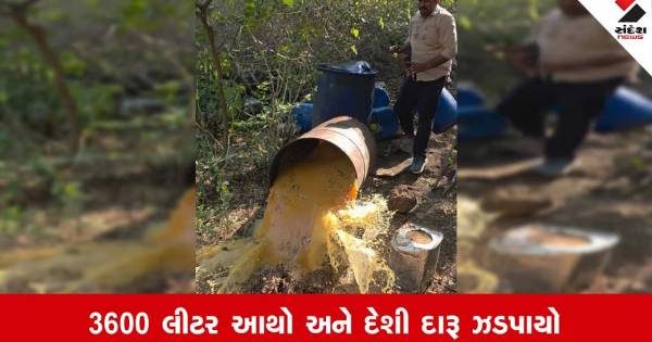 બરડા ડુંગરમાં દેશી દારૂની ધમધમતી ભઠ્ઠીઓ પર ઉચ્ચ અધિકારીઓના દરોડા, સ્થાનિક તંત્રની કામગીરી સામે ગંભીર સવાલો