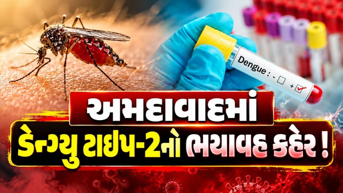 અમદાવાદમાં ડેન્ગ્યુ ટાઇપ-2નો ભયાવહ કહેર, 86 ટકા દર્દીના સેમ્પલમાં નીકળ્યો જીવલેણ વાયરસ