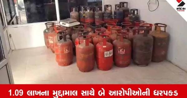 વડોદરાના મંજુસર ગામે કરિયાણાની દુકાનની આડમાં ચાલતું ગેસ રિફિલિંગ કૌભાંડ પકડાયું