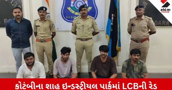 વડોદરાના કોટંબીમાં પોલીસના સપાટામાં લાખોનો દારૂ ઝડપાયો, કરોડોનો મુદ્દામાલ જપ્ત