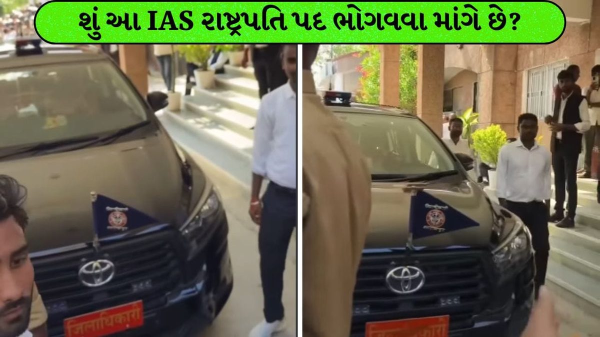 કલેક્ટરની કાર પર નંબર પ્લેટ ન હોવાથી ભડક્યા વકીલો, ચલણ કાપવાની જીદનો વીડિયો વાયરલ