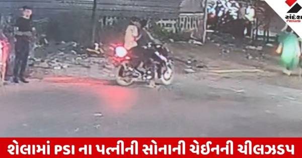 અમદાવાદના શેલામાં PSI ના પત્ની જ બન્યા ચેઈન સ્નેચિંગનો ભોગ, પુત્ર સાથે ઘરે જતી વેળાએ બાઈક સવારો ચેઈન આંચકી ફરાર