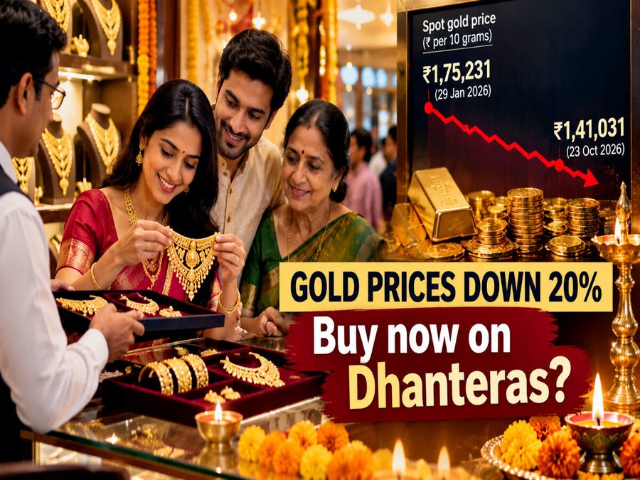 સોનાના ભાવમાં ઘટાડો: શું રોકાણ કરવાનો આ સાચો સમય છે કે હજુ રાહ જોવી જોઈએ?