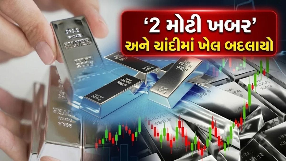 ચાંદીમાં મોટો કડાકો, ભાવ ઘટીને 2 લાખ રૂપિયાની નીચે સરક્યા