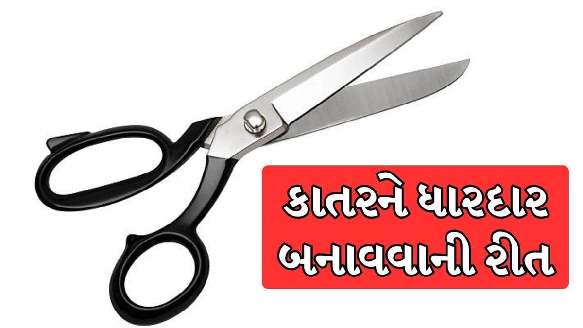 જૂની થઈ ગયેલી કાતરને ઘરે જ કરો એકદમ ધારદાર, જાણી લો આ 5 આસાન દેશી જુગાડ