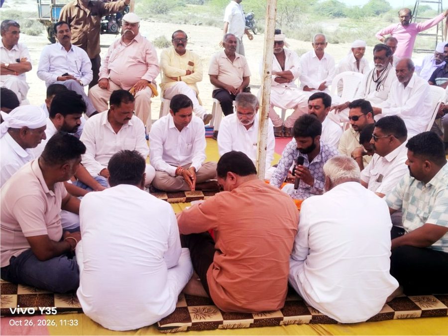 જામખંભાળિયા તાલુકાના કાલાવડ સીમાણી ગામે રૂ. 3.47 કરોડના ખર્ચે સિંચાઈ યોજનાનું ખાતમુહૂર્ત કરાયું