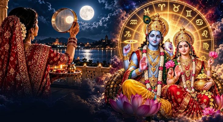 કરવા ચોથ પર બની રહ્યો છે ખાસ લક્ષ્મી નારાયણ રાજયોગ, આ 4 રાશિઓનું ભાગ્ય ચંદ્રની જેમ ચમકશે