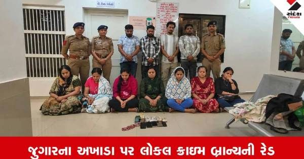 ધોરાજીના નાગલખાડા ગામે એલસીબીના દરોડા, 7 મહિલાઓ અને 4 પુરુષો સાથે રૂ.12.29 લાખનો મુદ્દામાલ જપ્ત
