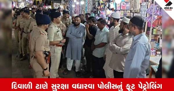 દિવાળી ટાણે વડોદરા પોલીસ ફૂલ એક્શન મોડમાં, મંગળ બજાર સહિતના ભીડભાડવાળા વિસ્તારોમાં સઘન ચેકિંગ