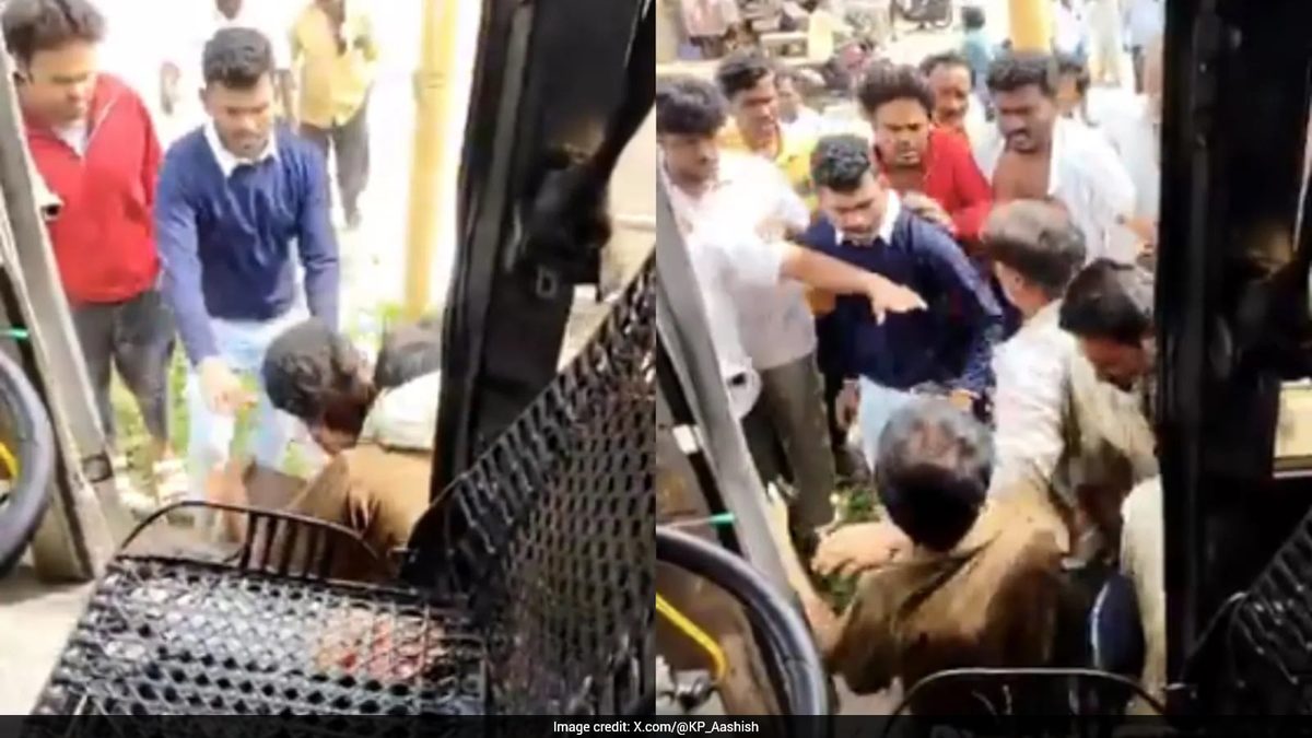 આંધ્રપ્રદેશમાં રોડ રેજની ખૌફનાક ઘટના: બેફામ ડ્રાઇવિંગના વિવાદમાં એપીએસઆરટીસી બસ ડ્રાઇવર પર હુમલો