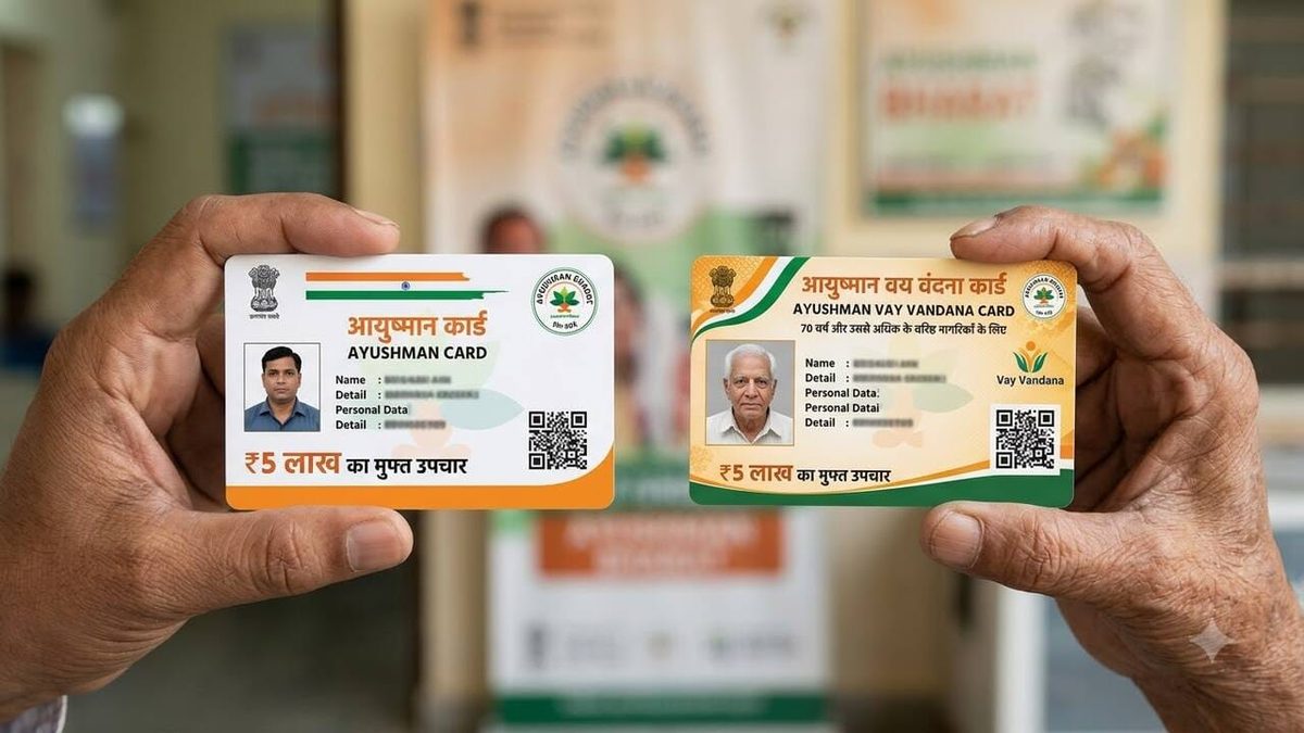 આયુષ્માન કાર્ડ અને આયુષ્માન વય વંદના કાર્ડ વચ્ચેનો તફાવત અને પાત્રતાના નિયમો