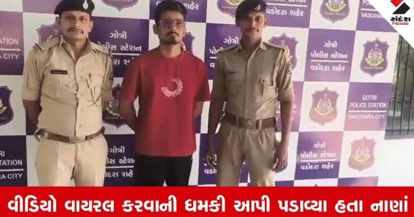 વડોદરામાં વેપારી પાસે પચાસ લાખની ખંડણી માંગનાર મુખ્ય આરોપી શ્રેય પટેલ પોલીસ સકંજામાં