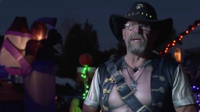 Utah man's 400-hour Halloween display fills half his truck with donations