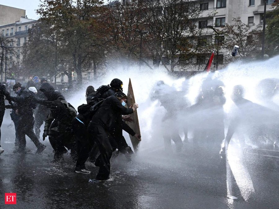 France braces for fresh unrest as 70,000 police deploy for Halloween protests
