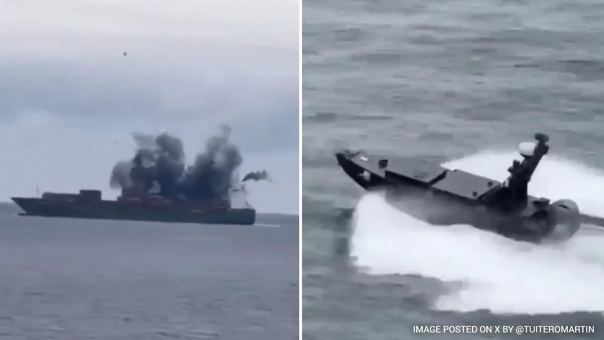 On Camera, 'Mystery' Drone Attacks Greek Container Ship In Black Sea