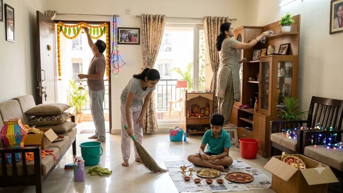 દિવાળી પહેલા કરો ઘરના આ 5 ખાસ સ્થળોની સફાઈ, વાસ્તુ અનુસાર થશે માતા લક્ષ્મીનું આગમન