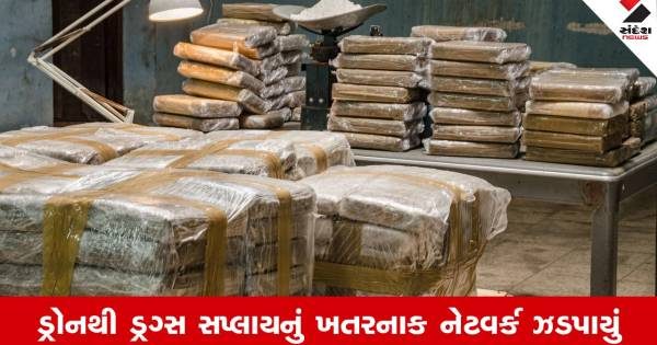 અમદાવાદમાં રૂ. ૨૫.૬૪ કરોડના ડ્રગ્સ પ્રકરણમાં મોટો ખુલાસો, સરહદ પારથી ડ્રોન દ્વારા થતી હતી હેરાફેરી