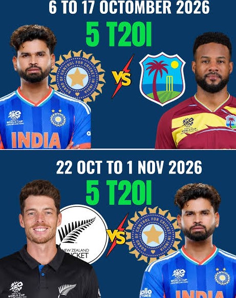 ટીમ ઇન્ડિયાના વ્યસ્ત ક્રિકેટ કાર્યક્રમની જાહેરાત: આગામી ૩૦ દિવસમાં રમાશે ૧૧ આંતરરાષ્ટ્રીય મેચ, રોહિત-વિરાટની વાપસી