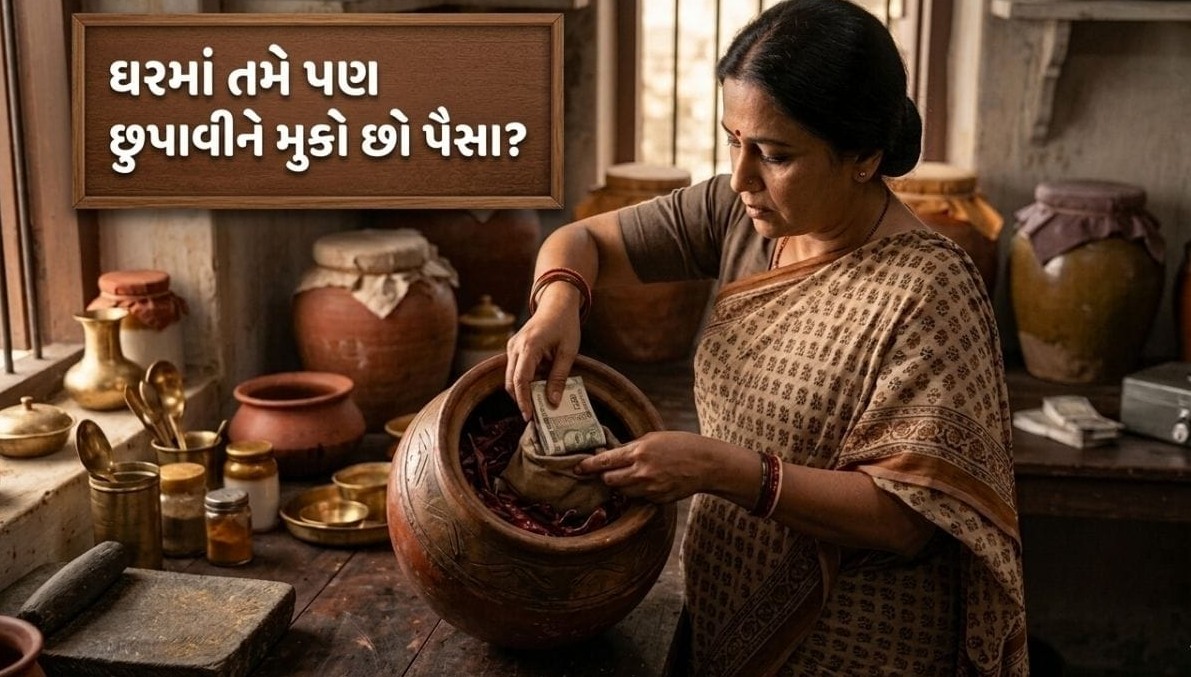 ઘરમાં પૈસા છુપાવીને રાખવાની આદત પડી શકે છે ભારે: વાસ્તુશાસ્ત્ર મુજબ આ ૪ સ્થળોએ ધન રાખવાથી સર્જાય છે આર્થિક સંકટ