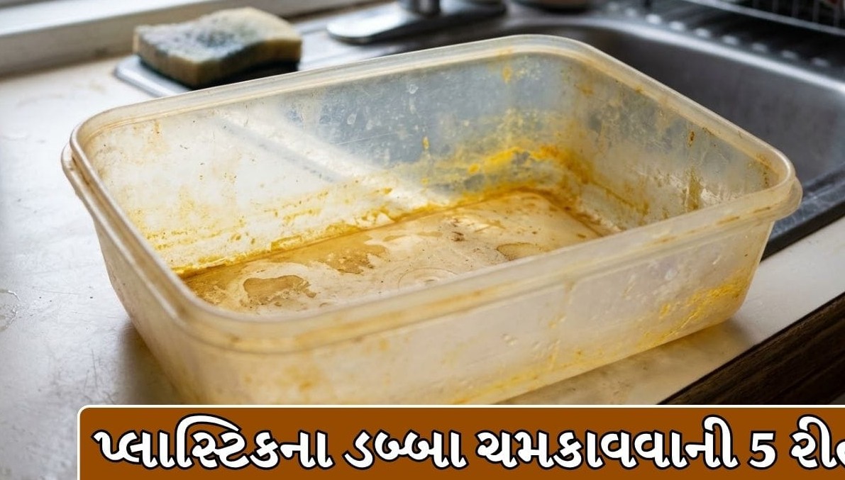 પીળા પડેલા પ્લાસ્ટિકના ડબ્બાને બનાવો નવા જેવા: રસોડાની સામાન્ય વસ્તુઓથી હઠીલા ડાઘ અને દુર્ગંધ થશે દૂર