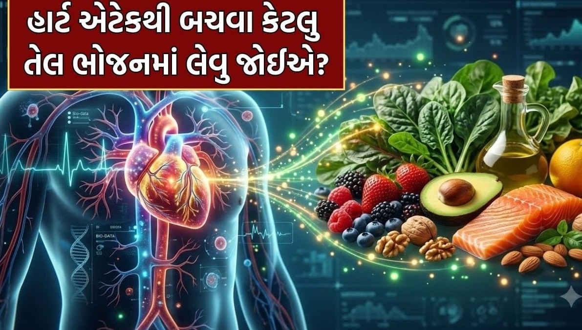 સાવધાન: ચાર સભ્યોના પરિવારમાં મહિને કેટલું તેલ વપરાવું જોઈએ? હૃદયને સ્વસ્થ રાખવા તબીબોની મહત્વપૂર્ણ સલાહ