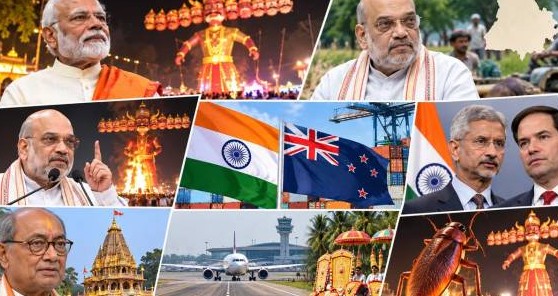 દેશભરમાં દશેરા પર્વની ભવ્ય ઉજવણી સાથે અનેક મહત્ત્વપૂર્ણ રાષ્ટ્રીય અને ધાર્મિક કાર્યક્રમો યોજાશે