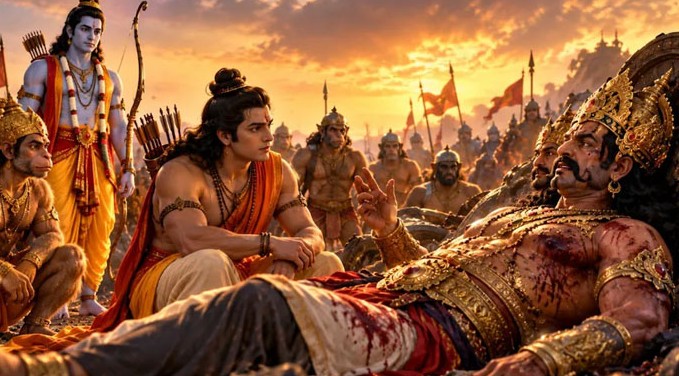 જીવનના અંતિમ ક્ષણોમાં લંકાપતિ રાવણે લક્ષ્મણને આપ્યા હતા ત્રણ મહામૂલ્ય પાઠ