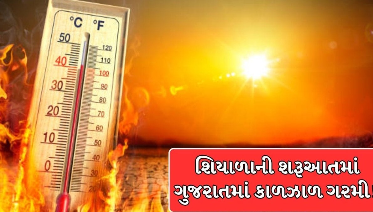 શિયાળાની ઋતુમાં ગુજરાતમાં ઉનાળા જેવો માહોલ, નવ શહેરોમાં તાપમાન અડધી સદીની નજીક પહોંચ્યું