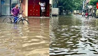 ચેન્નાઈમાં ધોધમાર વરસાદથી જનજીવન અસ્તવ્યસ્ત, ચાર જિલ્લાઓમાં શાળાઓ બંધ રાખવાની જાહેરાત