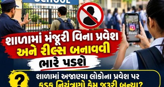 ગુજરાતની શાળાઓમાં નવા પ્રવેશ નિયમોથી વિવાદ: વિદ્યાર્થીઓની સુરક્ષા કે વિપક્ષી અવાજ દબાવવાનો પ્રયાસ?