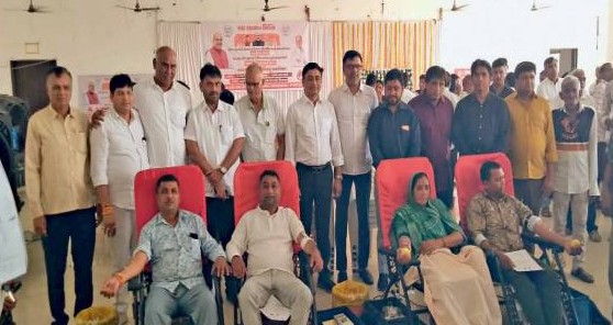 વિરમગામમાં ભવ્ય રક્તદાન શિબિર યોજાઈ, પાંચસો યુનિટ રક્ત એકત્રિત થયું