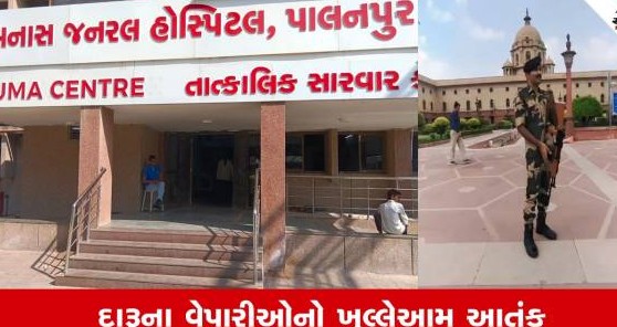 બનાસકાંઠામાં ખાખી સુરક્ષિત નથી: દાંતીવાડામાં બુટલેગરોએ સરહદ રક્ષક જવાન પર ધારિયાં ઝીંકી કર્યો જીવલેણ હુમલો