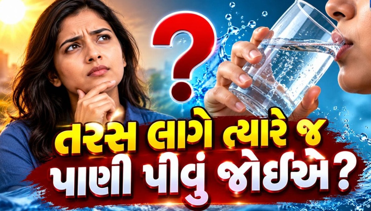 શું તરસ લાગે ત્યારે જ પાણી પીવું જોઈએ? જાણો સેવન કરવાની સાચી પદ્ધતિ